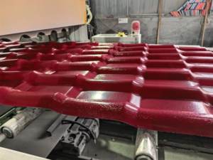 卸売伝統的なASA PVCプラスチック屋根パネル高品質合成樹脂屋根瓦プラスチック屋根別荘住宅寺院 - Product Image 4