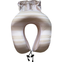 Kit de voyage avion voiture Cou Cervical Head Support Soft U Shape Neck Travel Pillow for Sleepin Memory Foam Solid 100% Polyester