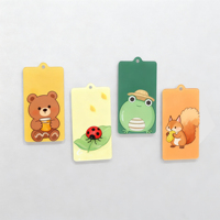 Aimant de réfrigérateur en alliage de zinc écologique avec impression de logo animal de style dessin animé personnalisé, cadeaux promotionnels en métal