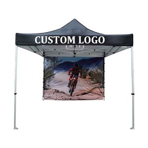 Carpa Plegable Personalizada 3X3, Carpa Plegable para Ferias Comerciales, Carpa Publicitaria Plegable de 10X10 pies con Paredes Laterales - Product Image 1