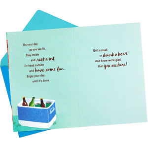 Impression à la demande personnalisée en relief drôle joyeux <span class=keywords><strong>anniversaire</strong></span> cadeau exquis carte de voeux message avec enveloppes <span class=keywords><strong>pour</strong></span> adulte - Product Image 3