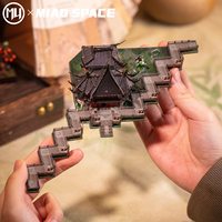 ARTYIMO Pont à neuf courbes, vente en gros, jouet éducatif STEM, cadeau de musée, décoration, kits de modèles métalliques OEM, puzzle métallique 3D