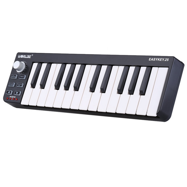 Wholesale Easykey 25 Portable Keyboard Mini 25-Key USB MIDI Controller