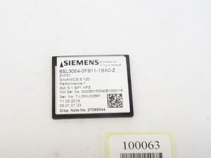 การ์ดคอมแพคแฟลช 6SL3054-0FB11-1BA0 S120 รุ่น Z F01 PLC - Product Image 3