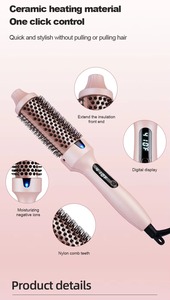 Cepillo Profesional para Alisar el Cabello - Estilizador con 5 Niveles de Calor Ajustables para Uso en Salón y en Casa - Product Image 2