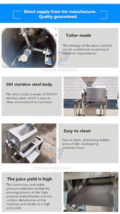 Papaye dưa xoài cà chua mận Kiwi pitaya puree làm rau quả rỗ Máy Nghiền giá - Product Image 6