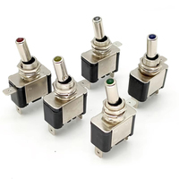 Interrupteur à bascule automobile 12MM illuminé ASW-07D 20A SPST 3 broches marche-arrêt avec LED 12V