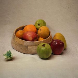 Bols de service en bois de qualité supérieure pour salade Snacks secs Prix du dîner - Product Image 4