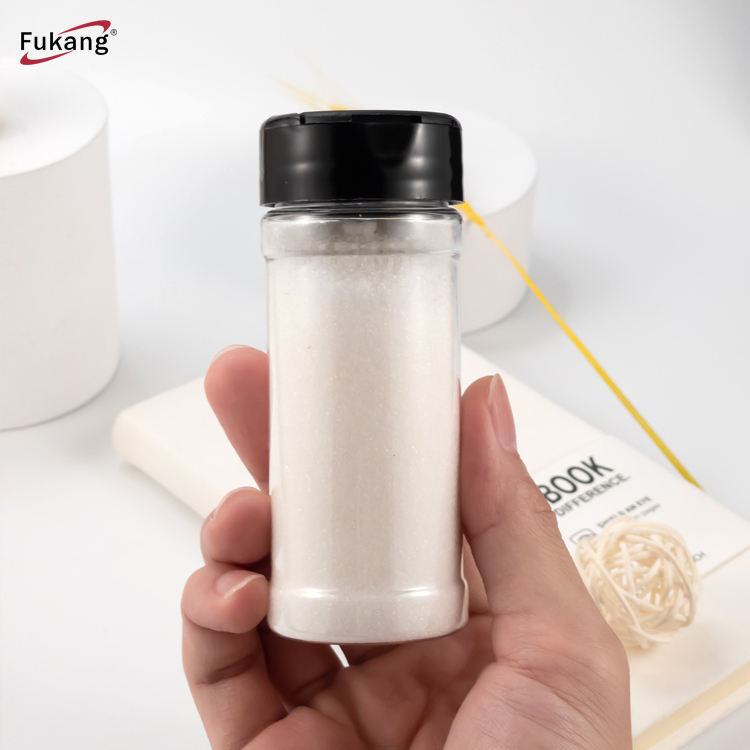 Clear Pet Plastic Salt Shaker Jar