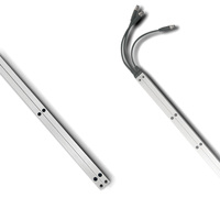 Capteur de rideau de lumière à détection croisée IP67 étanche 1500mm de hauteur 8 faisceaux portée de détection 12m pour portes industrielles à grande vitesse