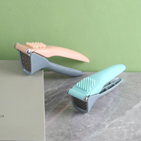 Chuju roestvrijstalen mes plastic knoflookpers - gepersonaliseerde verpakking - multifunctionele handmatige knoflookknijper/molen - gadget
