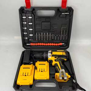 Mesin bor listrik, mesin bor listrik bertenaga tinggi dengan baterai kuning, alat rumah tangga - Product Image 4