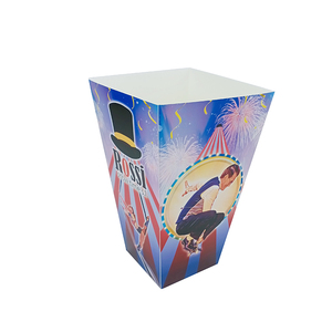 Container vuông màu sắc gói Gà Nugget Snack bỏng ngô Hộp giấy cho Đảng - Product Image 1