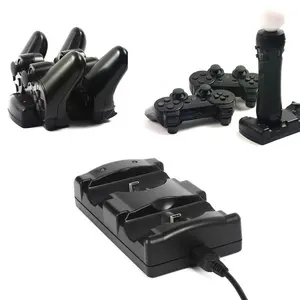 2 in 1 Dual Power Charger Charging Dock for play station 3 ps vr controllers for ps move