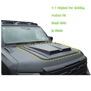 Nouvelle couverture de capot de voiture de Performance de pièces de carrosserie automatiques pour Jetour T2 Traveller ABS noir mat ajustement parfait - Product Image 2