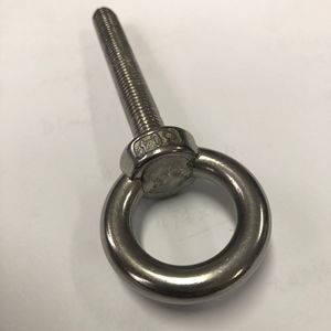 Stainless Steel Extended Eye Bolt M10 70mm 100mm Long Shaft With <b>Ring</b> For General Use - Product Image 3