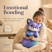 Peluche Interattivo AI con Chat Vocale, Racconti e Conversazioni Intelligenti, Personaggio di Peluche per Bambini e Intrattenimento Familiare
