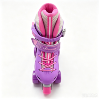 Quatre modèles alternatifs de patins à roulettes en ligne pour adultes, pour l'extérieur, avec 4 roues en PU légères, roulements ABEC-7, protection complète