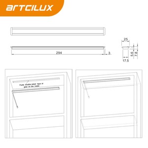Thiết kế hiện đại 7.8mm dày dẫn ánh sáng cho nhà bếp và tủ quần áo 3000K/4000K/6000K cảm biến lựa chọn sử dụng trong nhà chỉ - Product Image 5