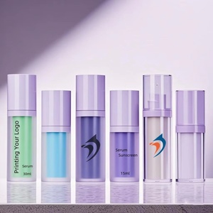 Cosmetic Packaging Materials 30ml Gold Replaceable Inner Liner Vacuum Lotion <b>Bottle</b> 15ml Exfoliating Eye Cream <b>Bottle</b> - Product Image 2