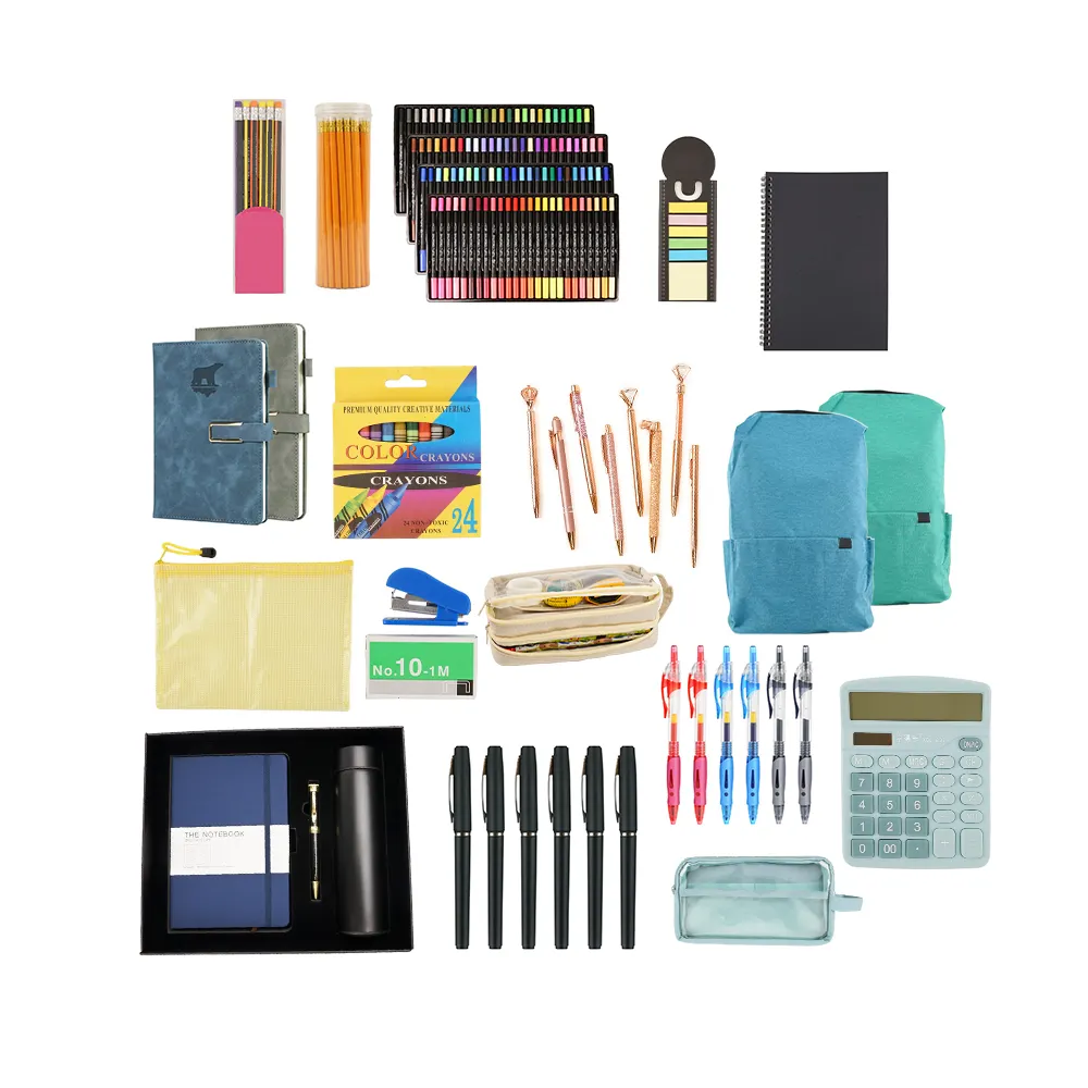 Eco-Vriendelijke Briefpapier Pakket Notebook Notebook School Kinderen Schoolbenodigdheden Briefpapier Set Voor Schoolmeisjes