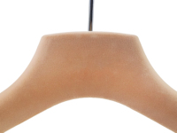 Cintre en velours floqué personnalisé YT Classic, antidérapant, pour vêtements supérieurs – Grande Vente