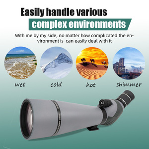 Longue-vue ED Porro Bak4 20-60x80mm étanche avec trépied en alliage d'aluminium pour l'observation des oiseaux et les activités de plein air - Product Image 5