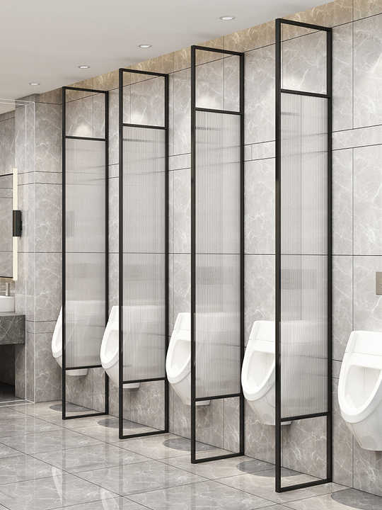 壁掛け式男性用小便器プライバシースクリーン、トイレバッフル公共