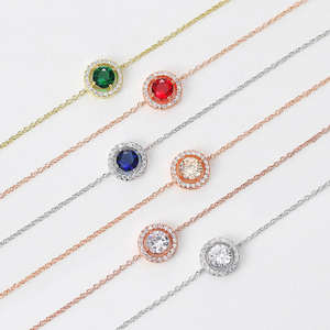 <span class=keywords><strong>LAMOON</strong></span> ดีไซน์ใหม่ สร้อยข้อมือผู้หญิง ปรับขนาดได้ ชุบทองคำขาว 18k ประดับเพชรซิคอน ดีไซน์บาง สำหรับงานแต่งงาน วันครบรอบ และเป็นของขวัญ-H101-M - Product Image 4