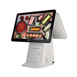 15.6 Inch Windows Restaurant Alles In Één Pos-Systeem Touchscreen Android Pos Machine Met Printer