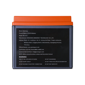 ชุดแบตเตอรี่100Ah 12V LiFePO4กว่า2000รอบสำหรับรถตั้งแคมป์/รถกอล์ฟ - Product Image 5