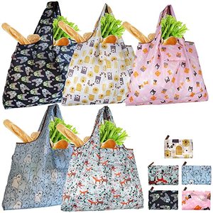 Bolsos de Mano Plegables Reutilizables Personalizados, Impermeables, de Gran Capacidad para <span class=keywords><strong>Mujer</strong></span>, Bolsas de Compras Portátiles de Poliéster, Bolsa de Compras Plegable - Product Image 3