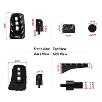 Repose-pieds antidérapants larges Benda Napoleon 250 en aluminium CNC, pièces de modification pour moto