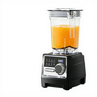 Blender commercial robuste RANBEM, vitesse variable, 6 fonctions, broyeur de glace, hachoir à faible bruit, robot culinaire