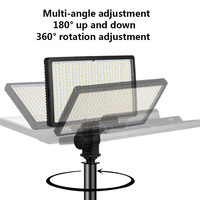 Lampe de panneau lumineux de photographie 416 perles Led 32w 3200-5600K vidéo Studio vidéo lumière de remplissage pour la photographie TikTok en direct