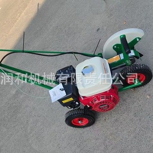 Machine à bordurer les pelouses, type poussé à la main, lame en acier au carbone, revêtement de peinture verte, poignée en métal pour l'entretien des pelouses - Product Image 4