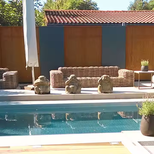 Pantallas Metálicas de Acero Corten Cortadas con Láser, Elegantes Adornos y Decoraciones para Jardín - Product Image 6