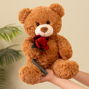 Venta al por Mayor de Peluches, Osito de Peluche Rosa, Juguete de Peluche para Aliviar el Estrés, Regalo de San Valentín, Juguete de Decoración para el Hogar de Algodón PP Súper Suave - Product Image 5