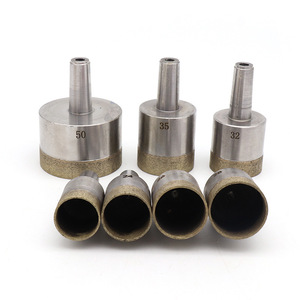 Diamond Glass Hole Opener <strong>Drill</strong> <strong>Bit</strong> with Taper Handle 4mm 5mm 8mm 10mm Masonry <strong>Drill</strong> for <strong>Floor</strong> <strong>Tile</strong> Marble Jade