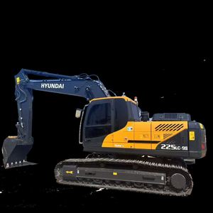 Excavadora de cadenas Hyundai 225VS usada, bomba hidráulica Shimadzu, motor importado de 22 toneladas, caja de cambios PLC. - Product Image 2