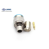 LWMC 50Ohm HF-Koaxial-N-Stecker Mit Gerader Crimp Verbindung Fur HF-Stecker Des LMR400 Frecuencia de CC a 11GHz