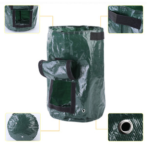 GL Nuevo Saco de Cultivo de Patatas para Jardín, 1 Unidad, de Tela PE, Maceta Gruesa para Hortalizas con Asas y Abertura de Acceso, 7 Galones - Product Image 2