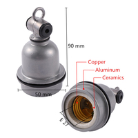 Support de lampe E27 pour élevage d'animaux et de volailles, lampe chauffante avec cordon et interrupteur, prise EU pour lampe chauffante pour reptiles