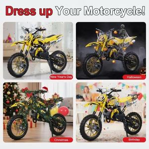 Mini moto tout-terrain 49CC à démarrage manuel, mini moto à essence 2 temps pour enfants, vente en gros d'usine OEM - Product Image 3
