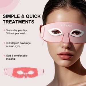 LED Eye Mask <b>Red</b> <b>Light</b> <b>Therapy</b> to Boost Collagen Reduce Under-Eye Bags Heated Dry Eye Mask - Product Image 6