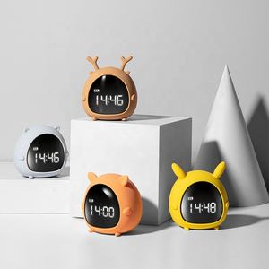 Litthing — réveil LED pour bébé, horloge pour le sommeil des enfants, cadeaux présents, mignonnes, en forme de <span class=keywords><strong>lapin</strong></span>, moniteur de compte à rebours, dessin animé - Product Image 2