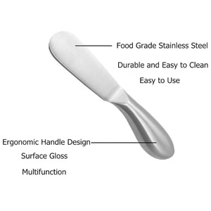 Set di coltelli <span class=keywords><strong>per</strong></span> spalmare formaggio e <span class=keywords><strong>burro</strong></span> in acciaio inossidabile - Product Image 2