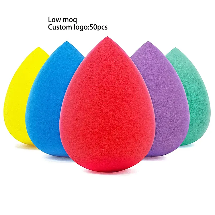 HZM wholesale Very soft Private Label Makeup Facial Sponge Latex Free Beauty Makeup Sponge set