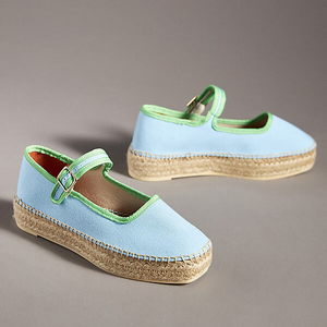 Nueva Tendencia de Moda, Sandalias Planas de Lona Tejida para <span class=keywords><strong>Mujer</strong></span>, Alpargatas de Esparto para <span class=keywords><strong>Mujer</strong></span>, Zapatos de <span class=keywords><strong>Mujer</strong></span> - Product Image 1