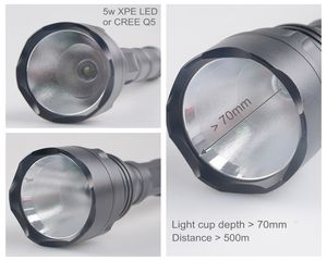 <span class=keywords><strong>Lampe</strong></span> de poche LED très lumineuse <span class=keywords><strong>longue</strong></span> <span class=keywords><strong>portée</strong></span>, lumens, faisceau très Long, <span class=keywords><strong>1</strong></span> <span class=keywords><strong>KM</strong></span>, <span class=keywords><strong>torche</strong></span> de chasse, 4 * AA - Product Image 6